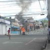 Protestas intensas en San Francisco de Macorís, reclaman obras Huelga