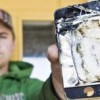 iPhone se incendia en los pantalones de un adolescente iphone quemado