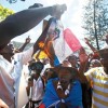 Presidente del Tribunal Constitucional defiende símbolos Haitianos quemando la bandera
