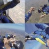 Viral: paracaidísta sufre ataque de epilepsia en pleno vuelo paracaidista