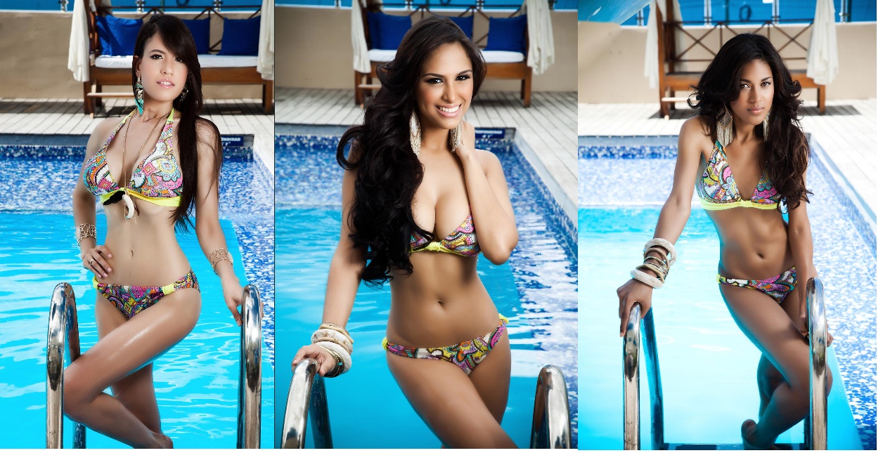 Candidatas de Miss Turismo Dominicana en Traje de baño