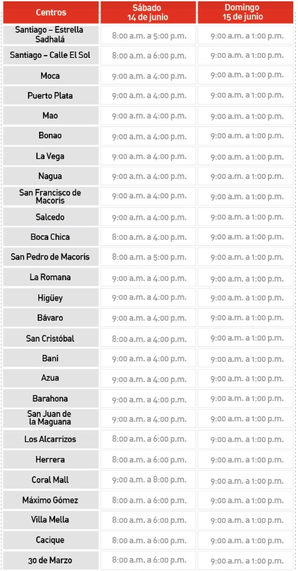 Horario Claro