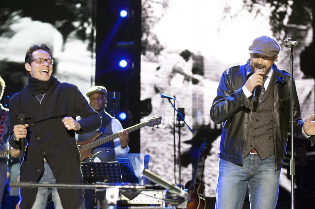 Juan Luis Guerra y Marc Anthony