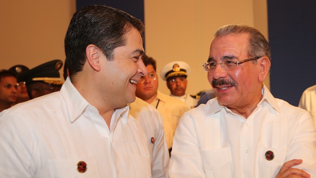 Juan Orlando y Danilo Medina