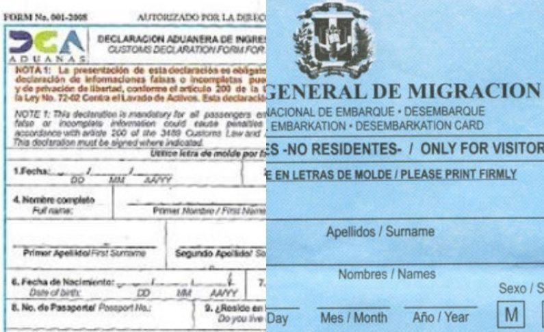 Resultado de imagen para formularios de viajes republica dominicana