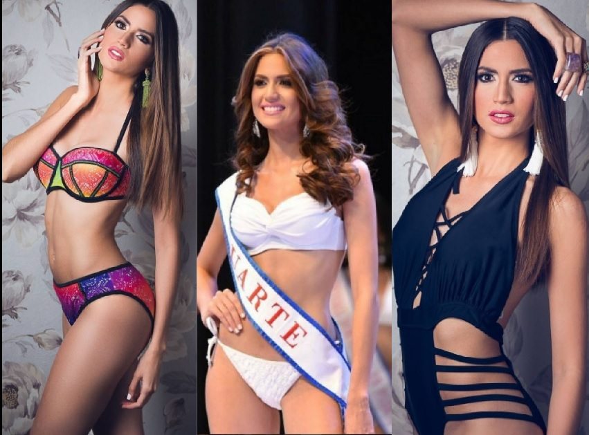 Danilo Medina felicita a Carmen Muñoz, ganadora Miss 