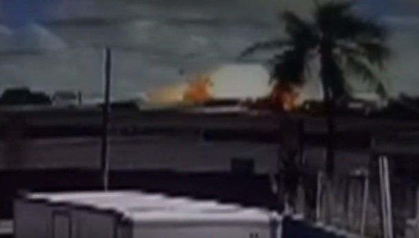 Video del momento exacto cuando se produjo la explosión en Polyplas