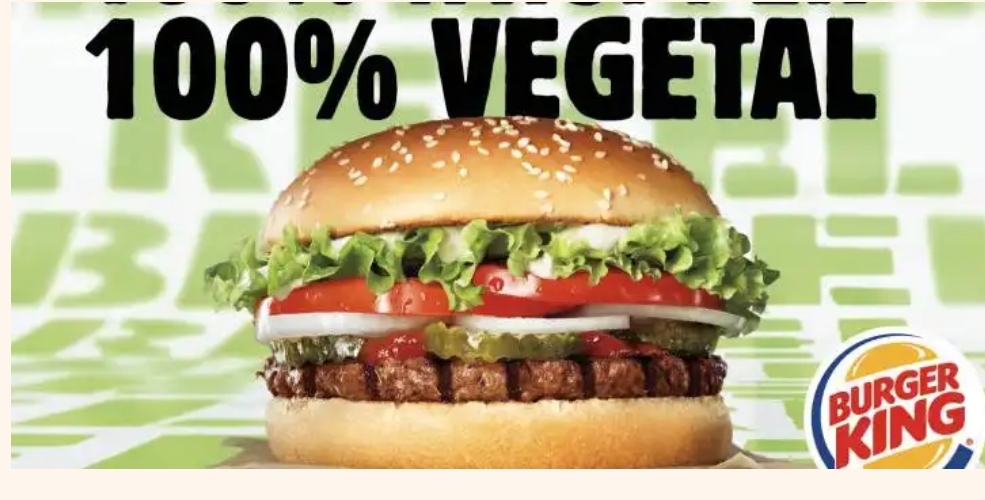 Burger King lanza hamburgesa sin carne