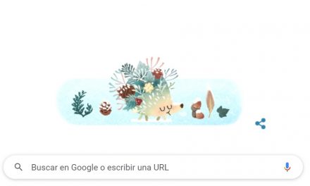 Google dedicó su doodle al comienzo del invierno