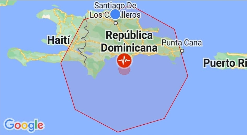 Temblor de tierra hoy en República Dominicana Ensegundos.do